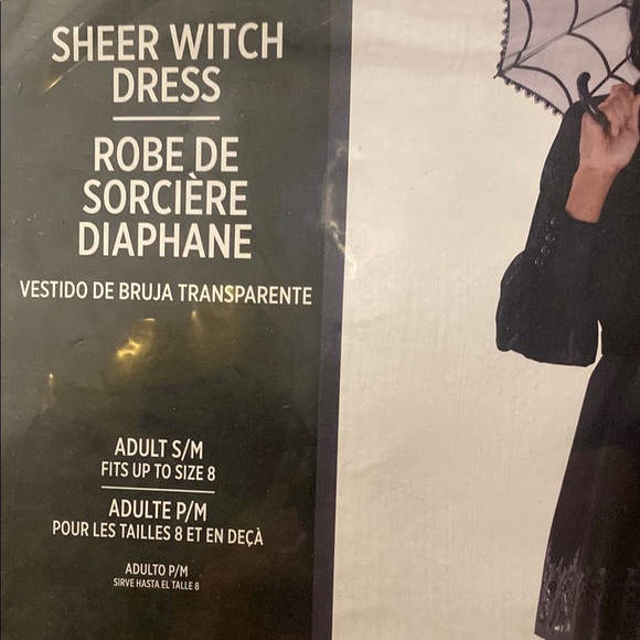 Sheer Black Witch Dress - Picture 3 of 5